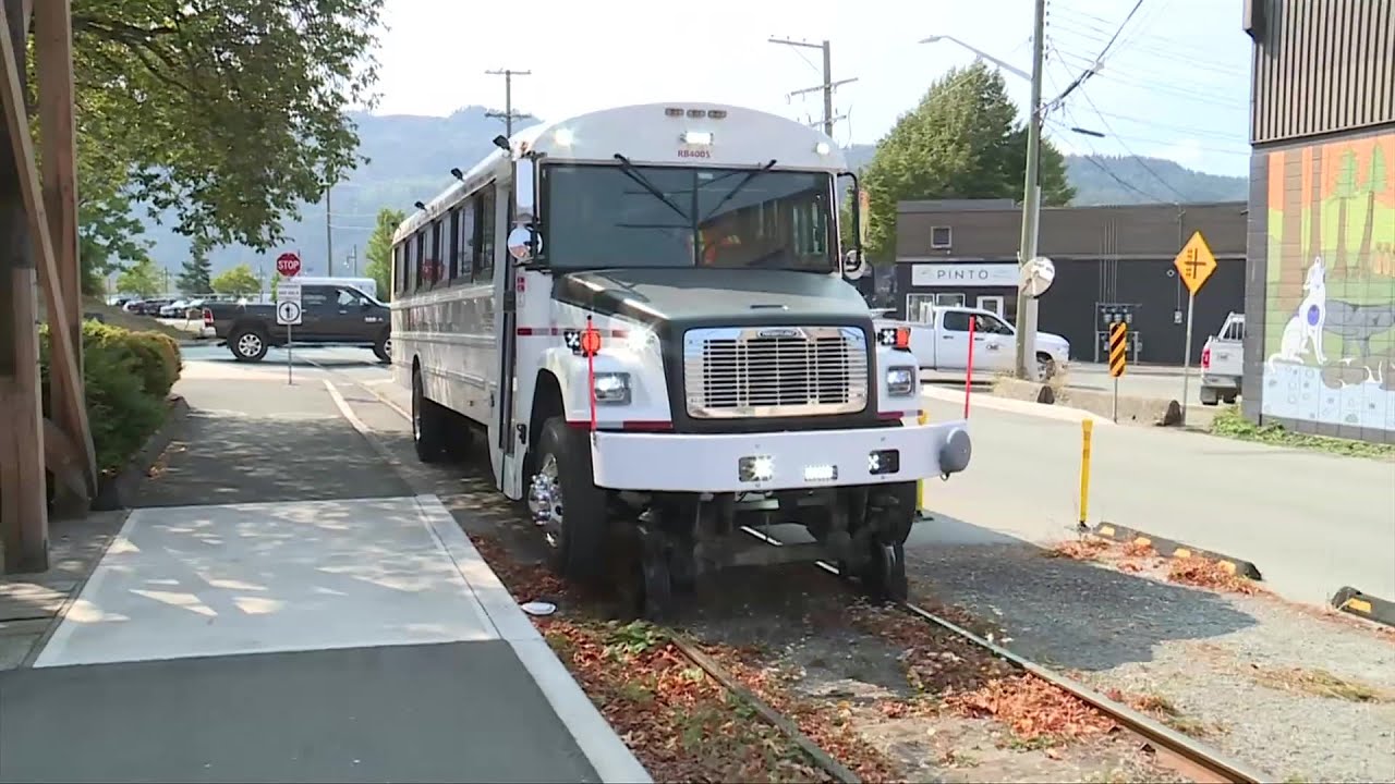 Island Corridor Foundation floats rail bus to restore rail service