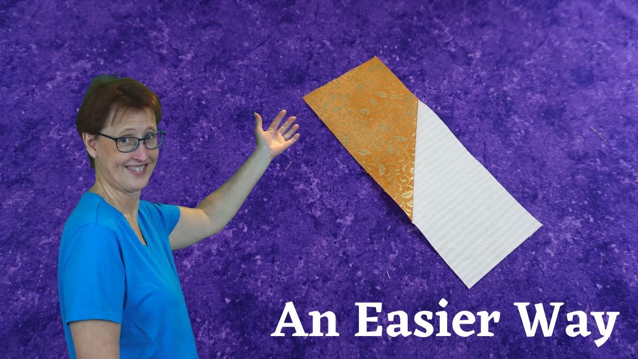 Super Simple Angled Binding Seam