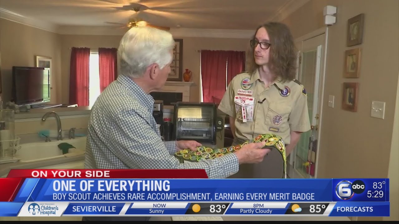 Eagle Scout achieves rare accomplishment, earning every merit badge