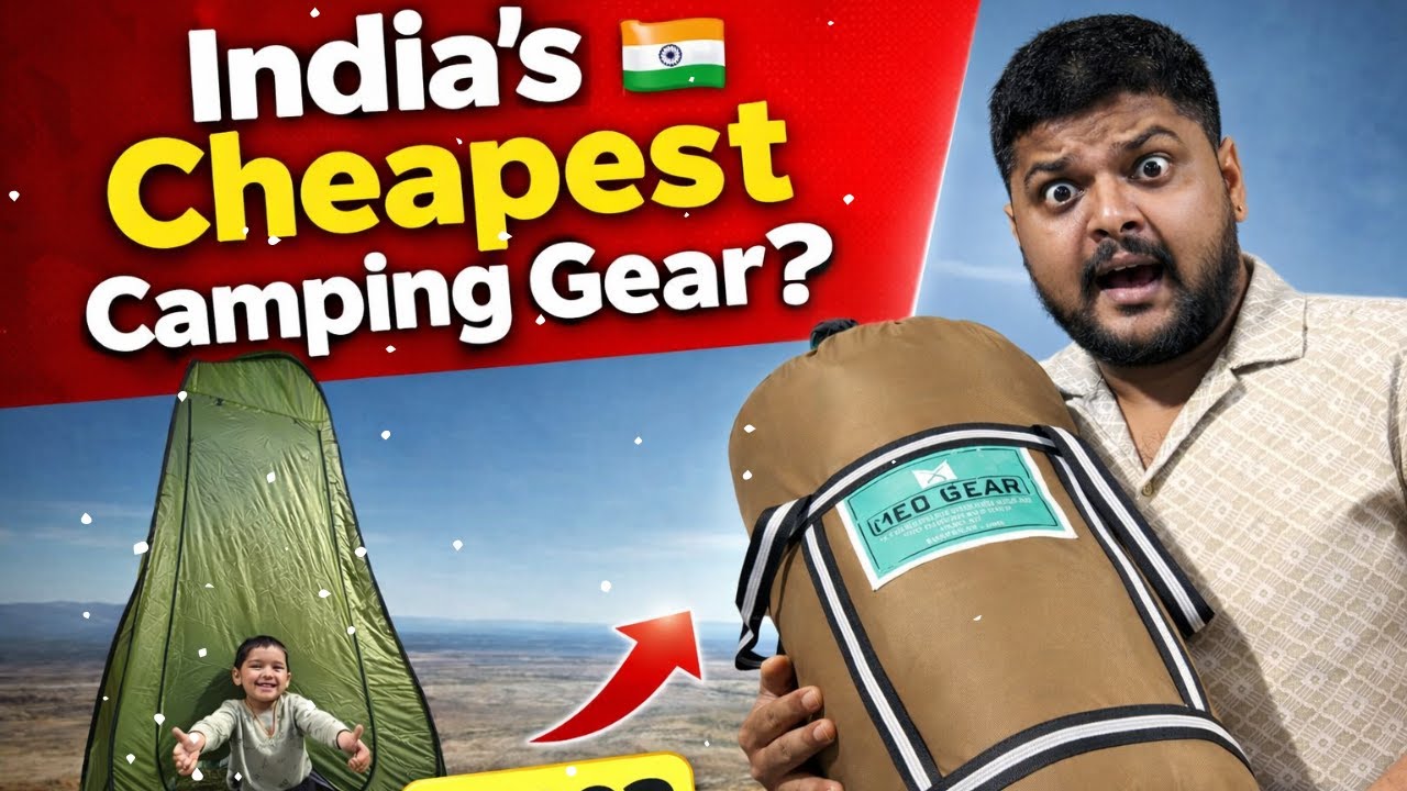 I Tried India's Cheapest Camping Gear