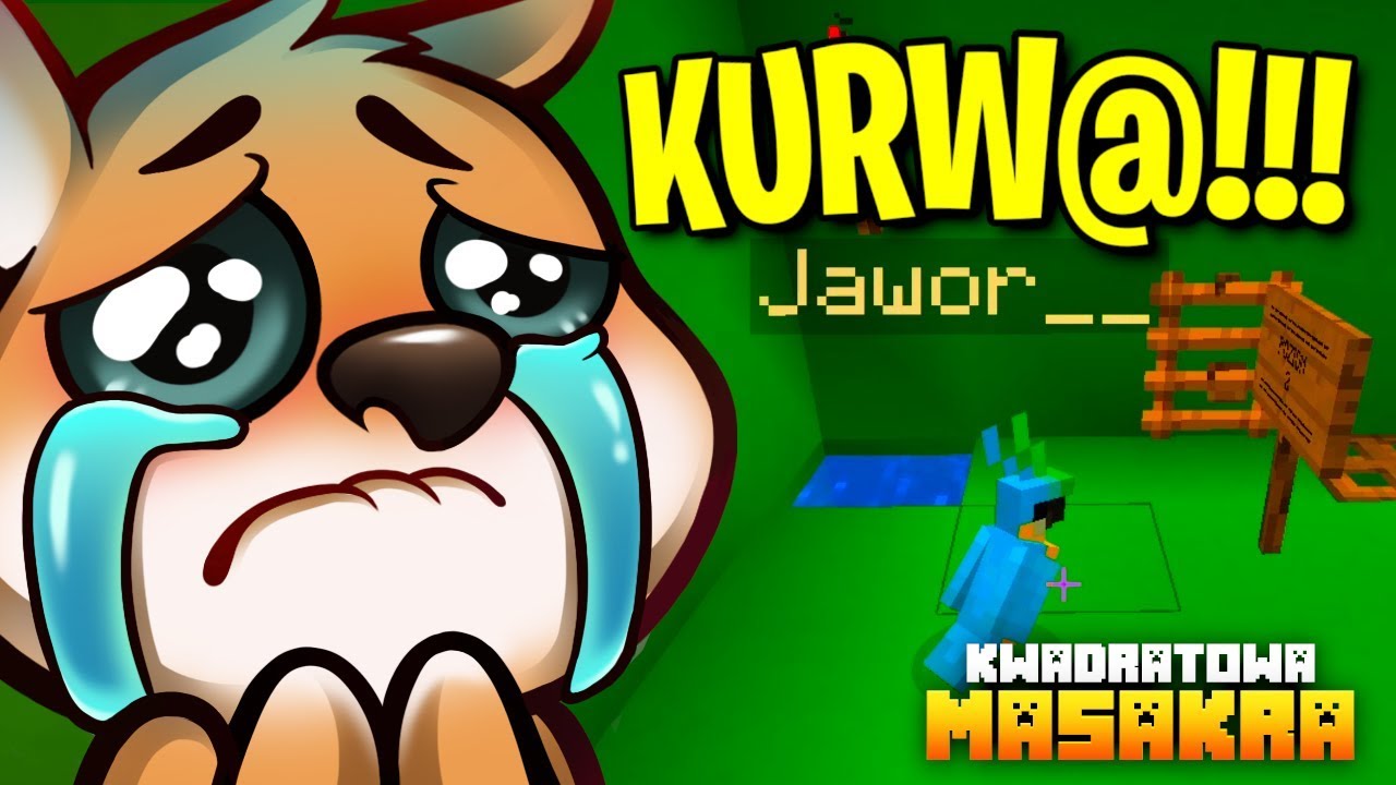Chaciałem przejść parkour a dostałem depresji... (Minecraft Kwadratowa Masakra)