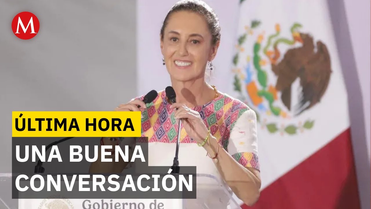 &Uacute;LTIMA HORA: Claudia Sheinbaum sostuvo llamada con Trump