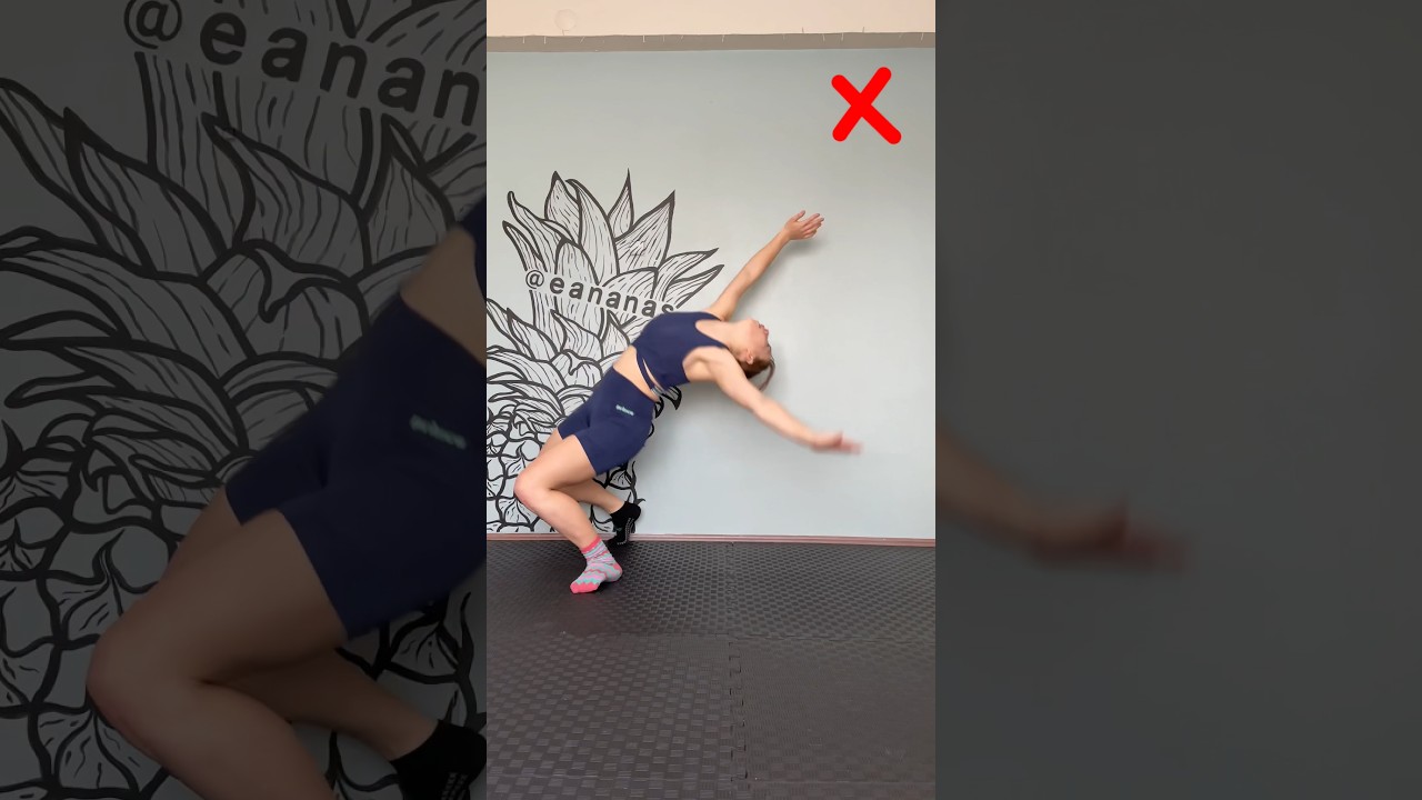 Falling into Backbend tutorial👍🏻🔥 #backbend #bendy #tips #stretching #shorts