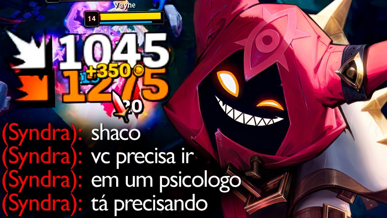 SHACO DO BUEIRO DANDO 1 HIT EM MAGUINHOS SEM DÓ KKKKKKKKKK