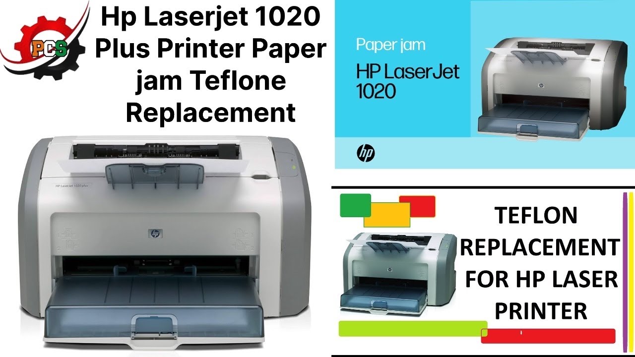 Hp Laserjet 1020 Plus Printer Paper jam Problem || Bad print || Teflone Replacement 