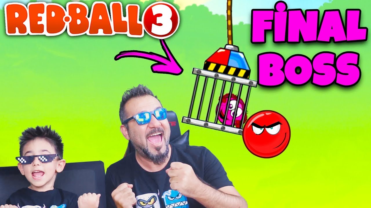 REDBALL 3 BİTTİ! FİNAL BÖLÜM BOSS GELDİ! HİLE YAPTIK BUG BULDUK! | REDBALL 3 KIRMIZI TOP OYNUYORUZ
