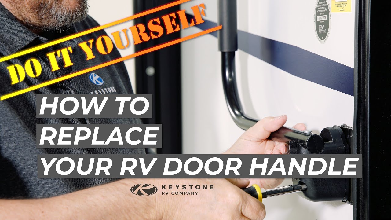 How to replace your RV Entry Door Grab Handle - Do It Yourself!