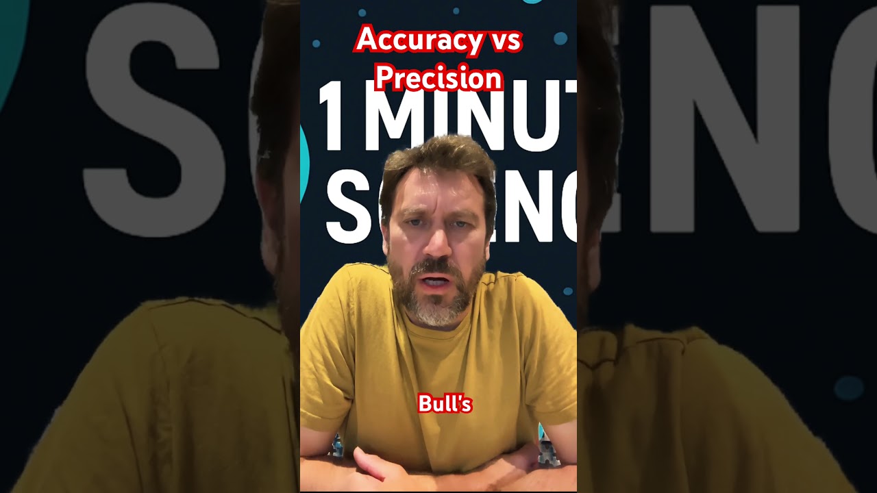 Accuracy vs Precision. GCSE science in 1 minute