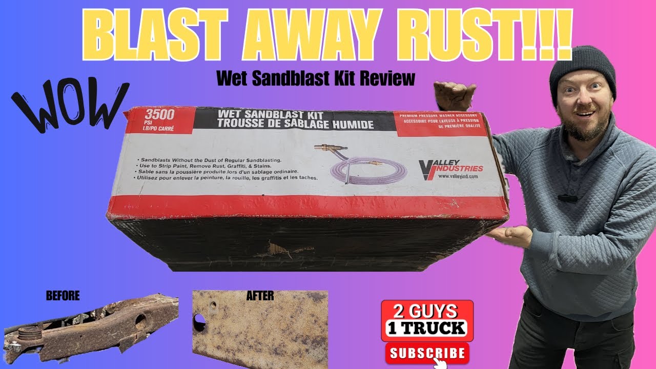 I Tried a Dustless Sandblaster and Here's What Happened!