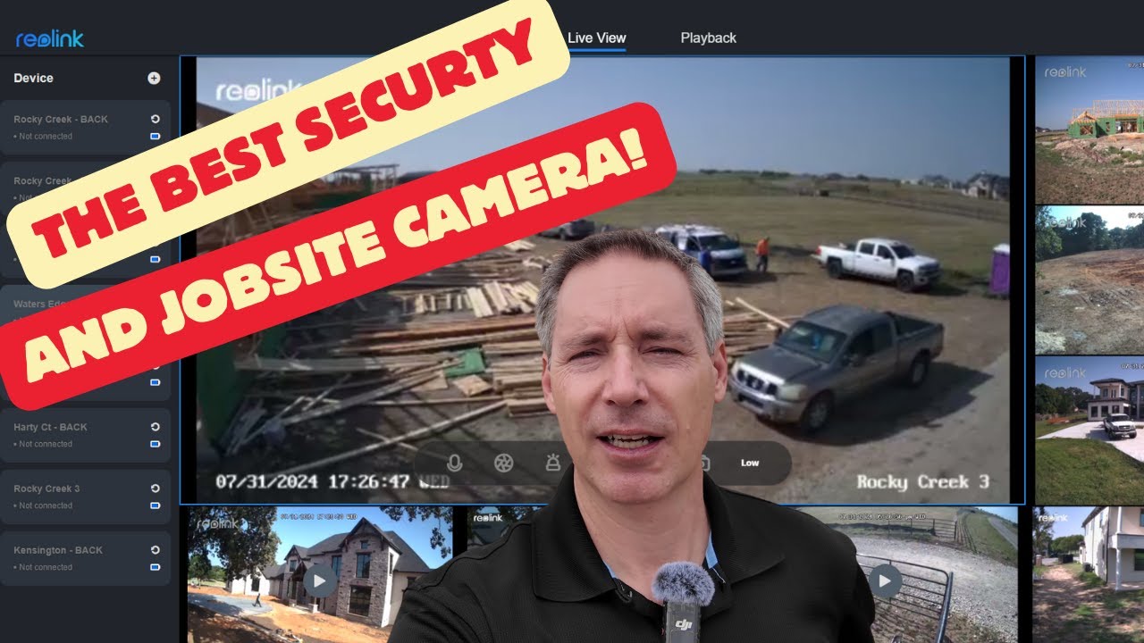 Best Security and Jobsite Camera: Reolink Go Plus