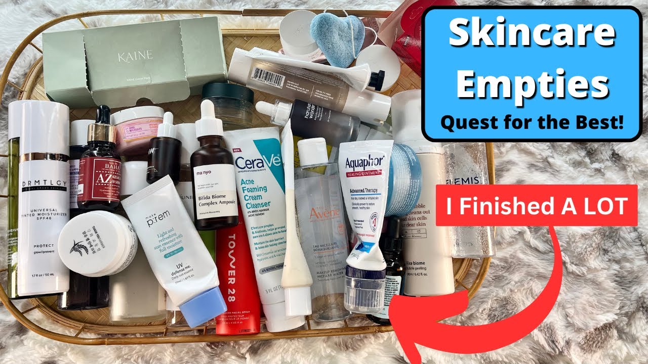 (BIG) Skincare Empties: finding the “best of the best”!