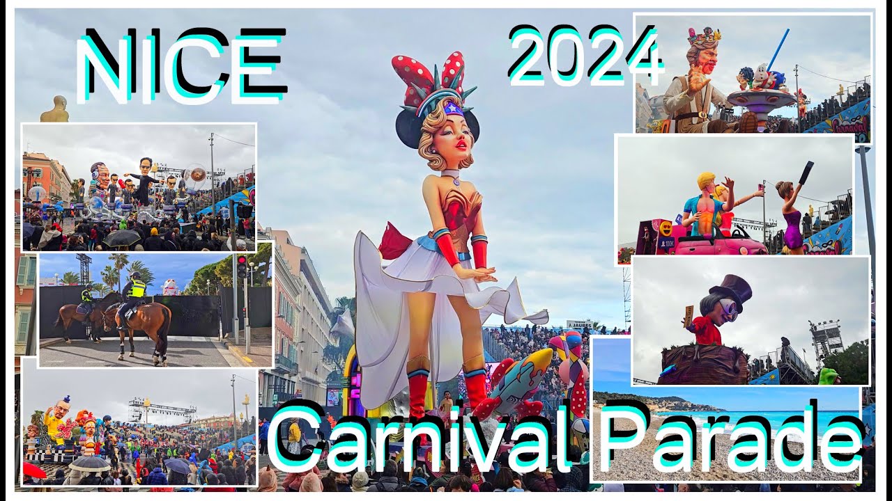 Carnival Parade de Nice France 2024 Carnaval Ницца Франция Карнавал