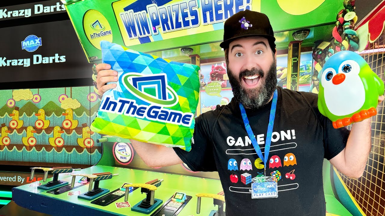 We Can't Stop Winning Arcade Jackpots at In The Game ICON Park!
