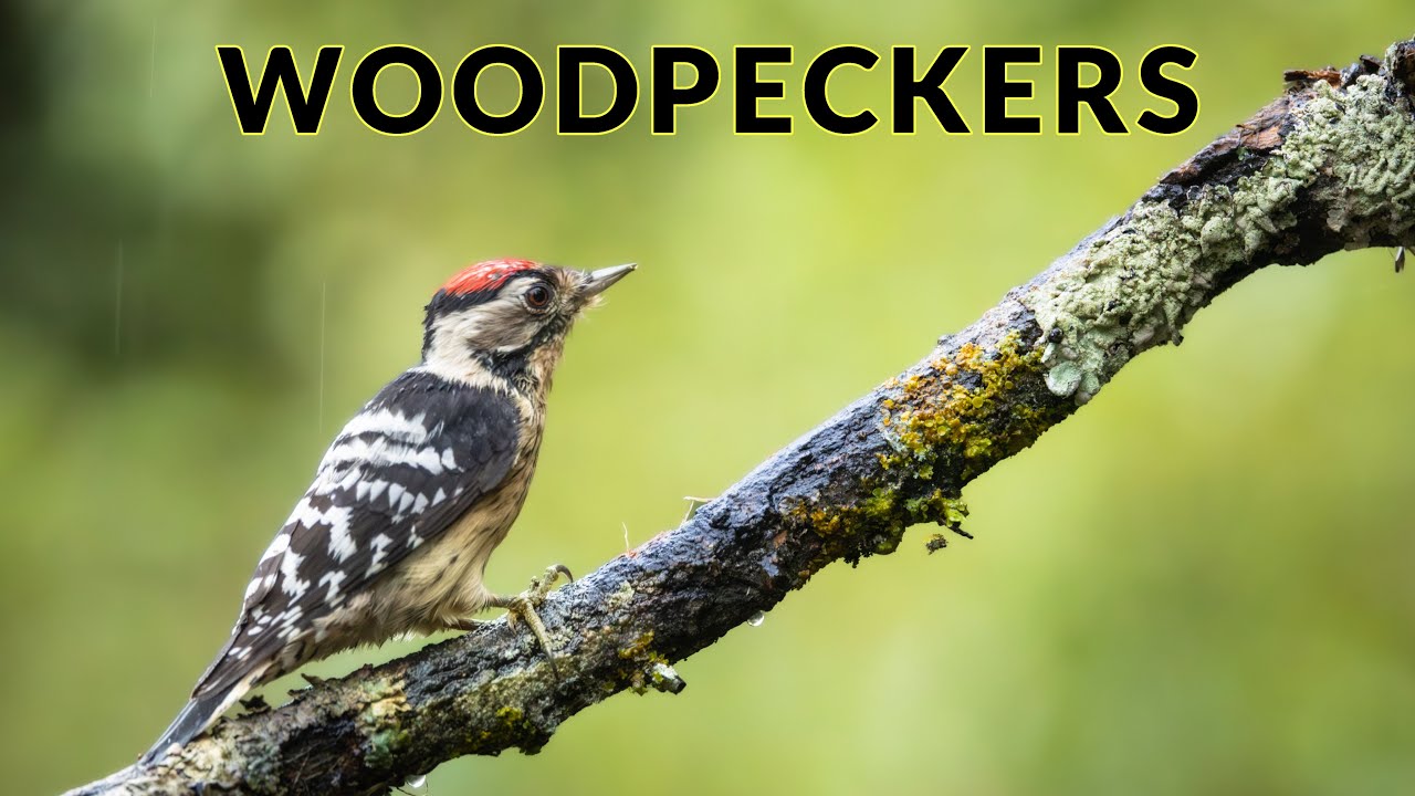 Lesser & Great Spotted Woodpeckers | Filmed in the Forests of Catalonia