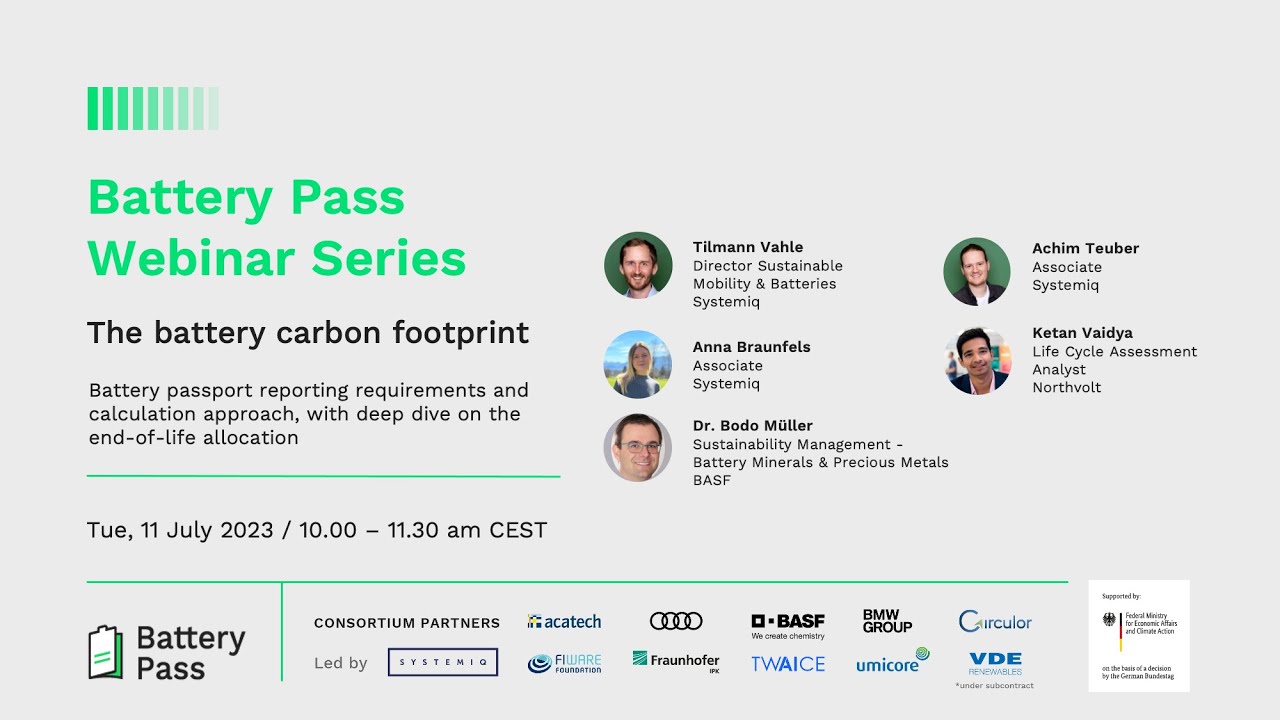 Battery Pass Content Guidance Webinar #5