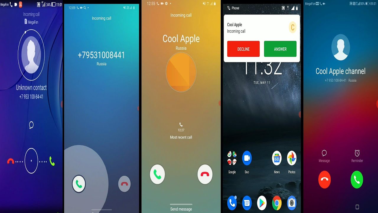 Screen Recorder Mix #20 / Incoming calls