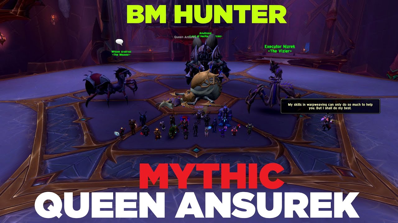 Mythic Queen Ansurek - BM Hunter PoV