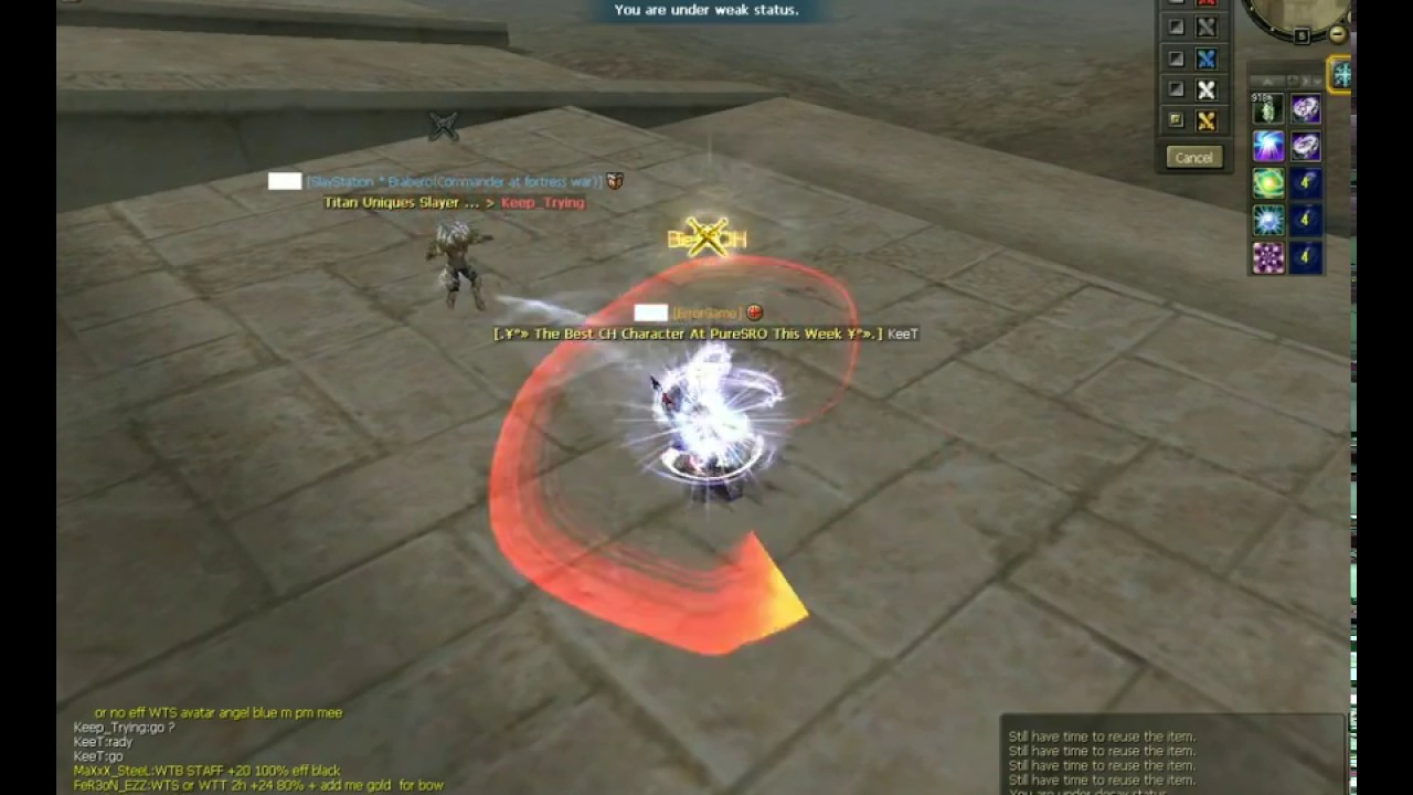Pure Sro Private Server Event Best CHIN