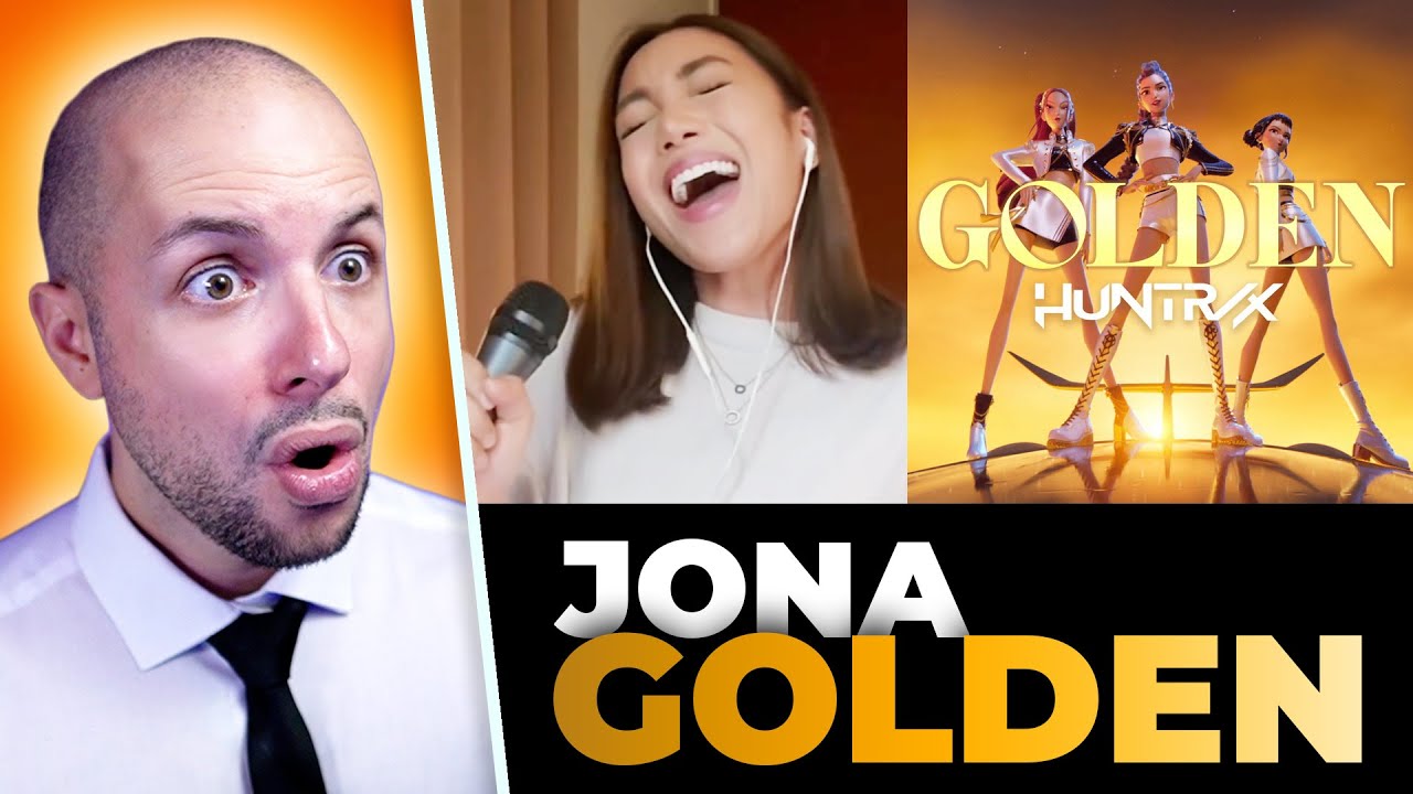 Jona - Golden - HUNTR/X ('Kpop Demon Hunters' soundtrack COVER) | REACTION