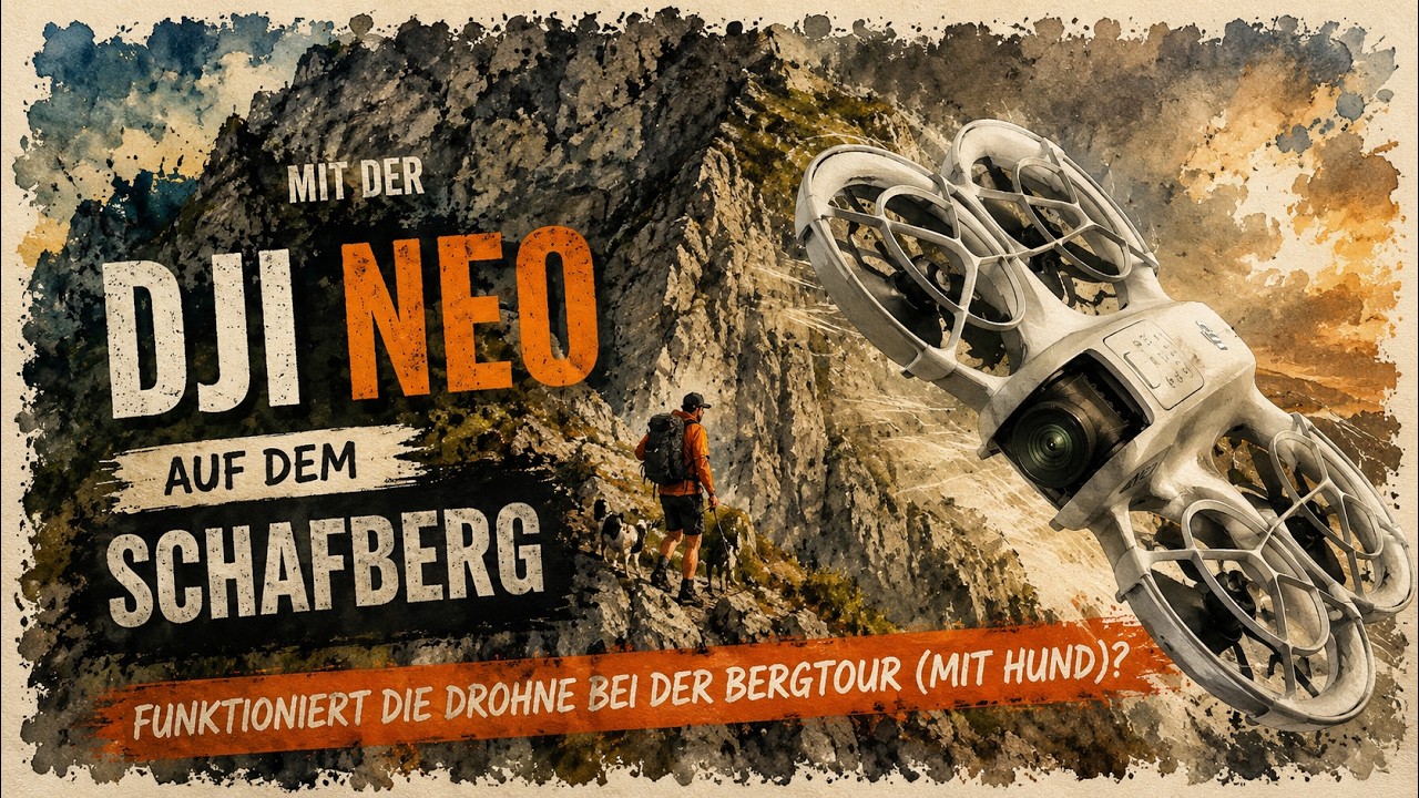 Tests und Vergleiche #2 | DJI Neo im Einsatz auf dem Schafberg: die Drohne bei der Bergtour!