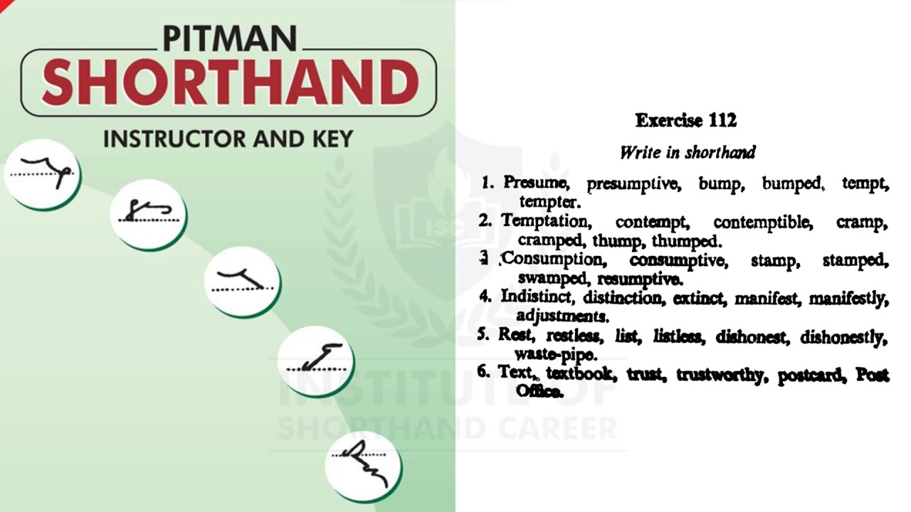 Exercise-112 | Audio Dictation | Pitman Green Book | By Janvi Ma'am