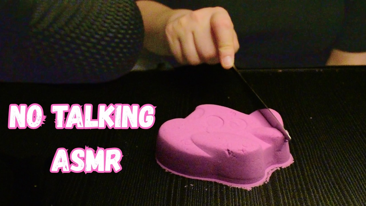 Satisfying Kinetic Sand ASMR 🏖️ Crunchy & Crisp Sounds (No Talking)
