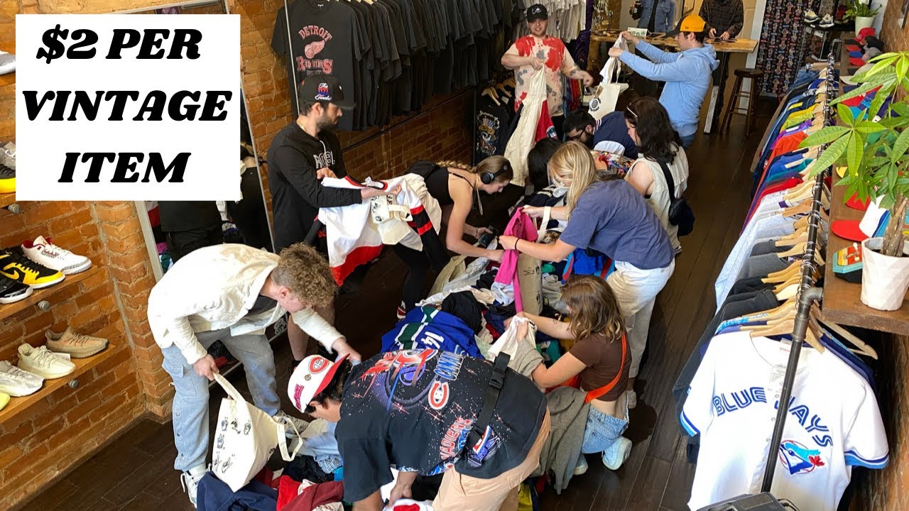 VINTAGE FILL A BAG SALE AT OMNES #thrifting