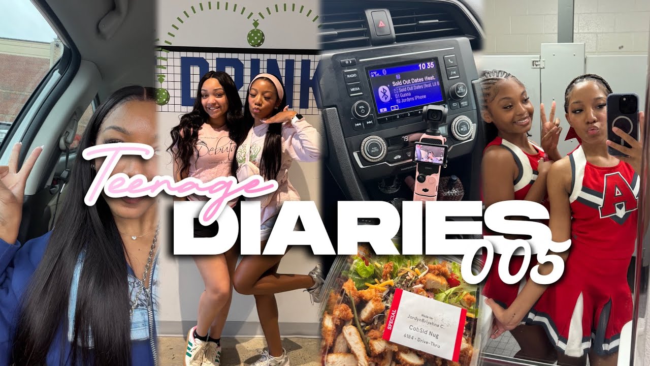 TEENAGE DIARIES 005 ♡| besties senior pics,date & proposal, pickleball, game day, school & more 