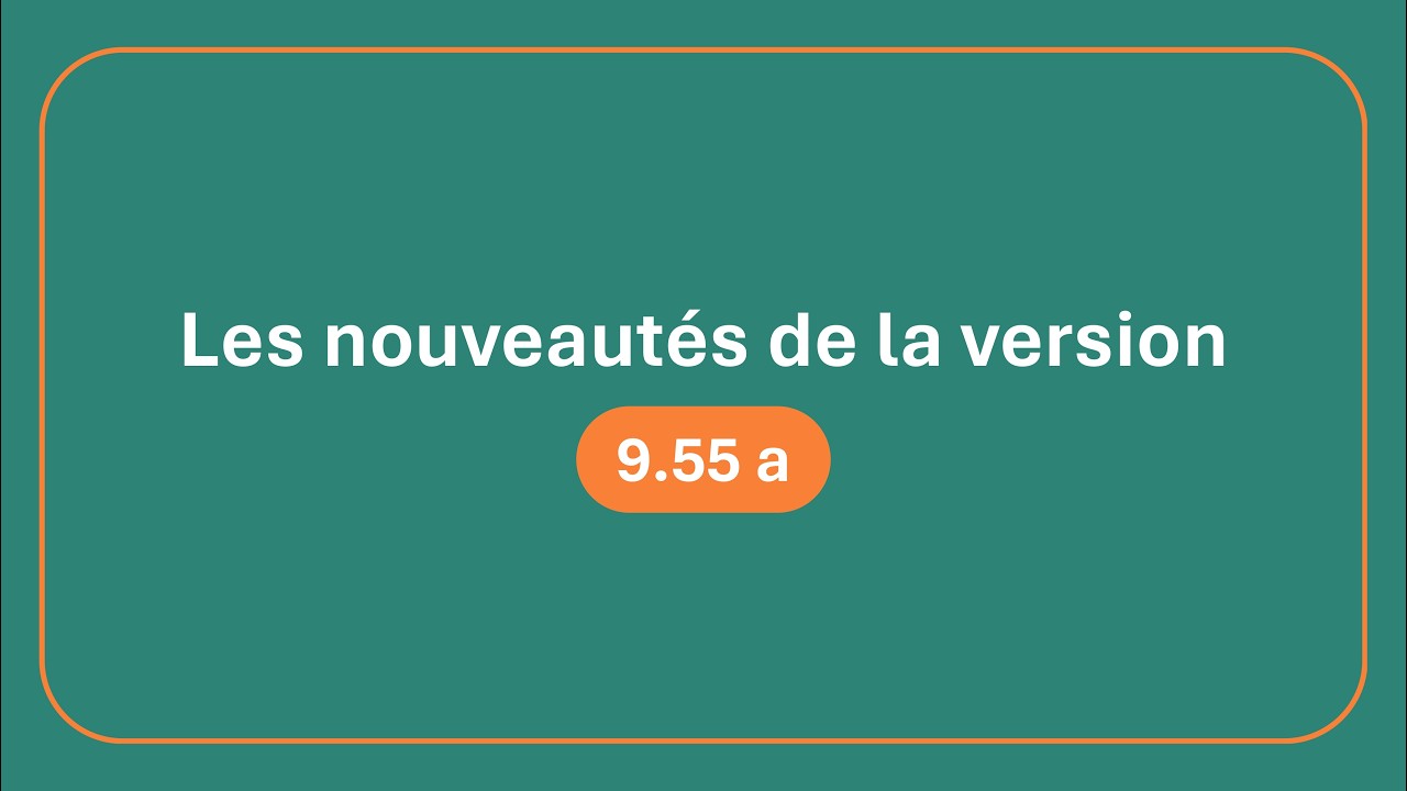 Les nouveautés de la version 9.55a de Dotelec®