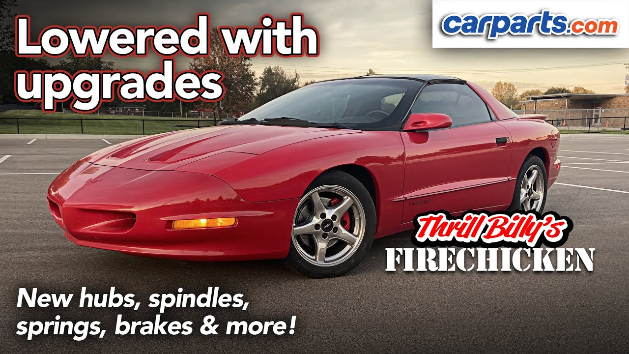 Lowering a 4th gen Firebird with some sweet parts - Including TrueDrive Wheel Hubs - CarParts.com