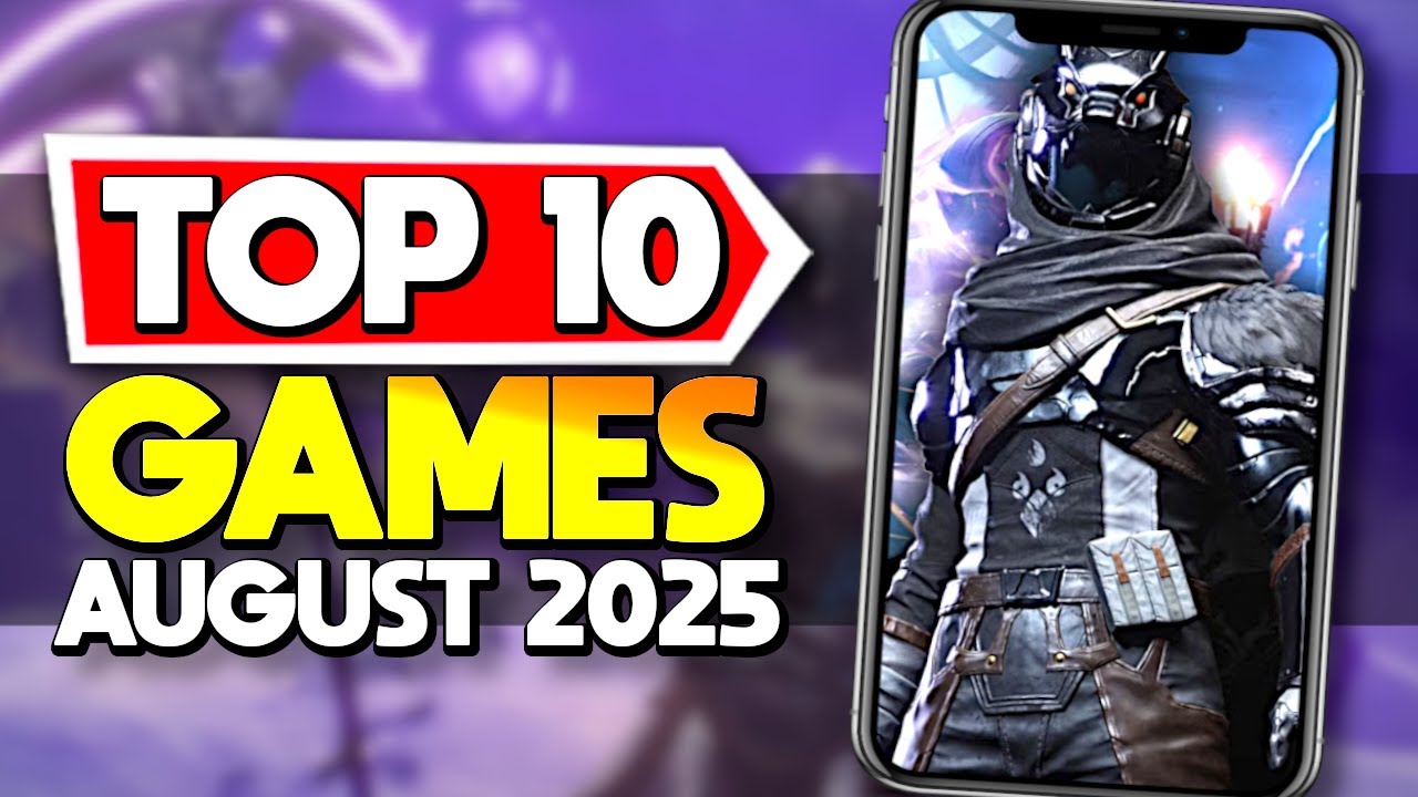 10 ЛУЧШИХ НОВЫХ мобильных игр августа 2025 года для iOS и Android