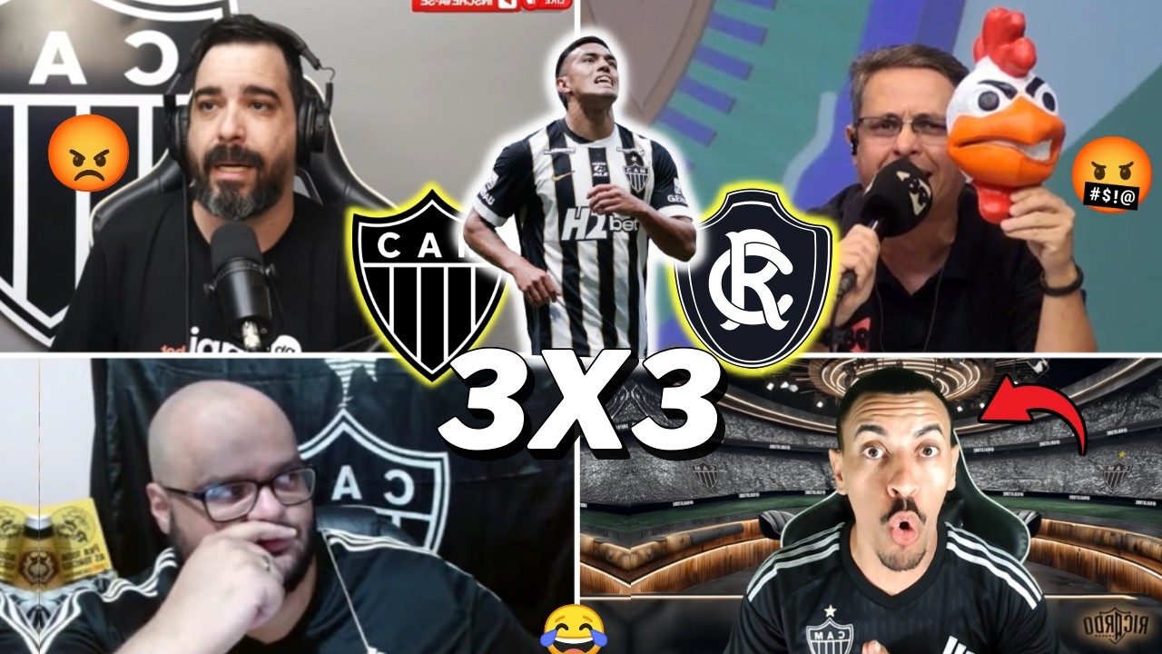 REAÇÕES DOS ATLETICANOS REVOLTADOS COM EMPATE PRO REMO - ATLÉTICO-MG 3X3 REMO