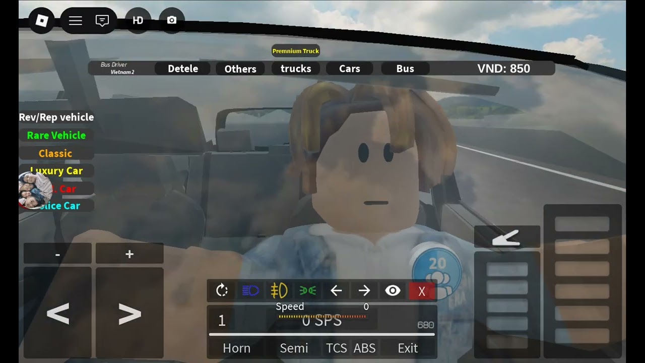 Draving a car GAme name bus driver veitnamp
