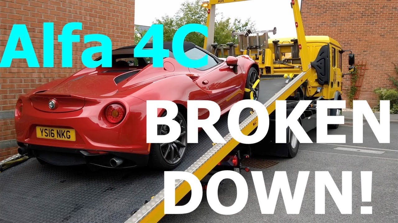 My Alfa Romeo 4C has broken down again