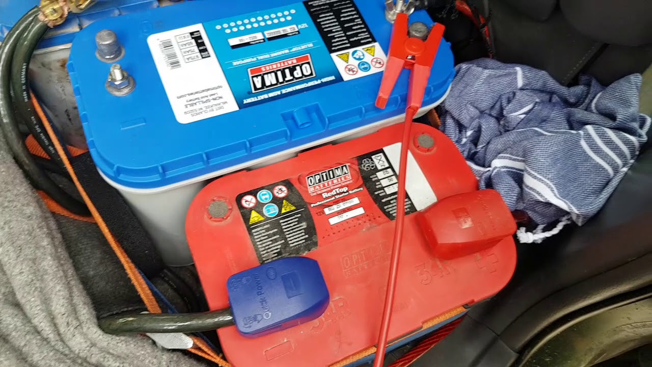 Testing Optima 75Ah  Bluetop 975A Rated