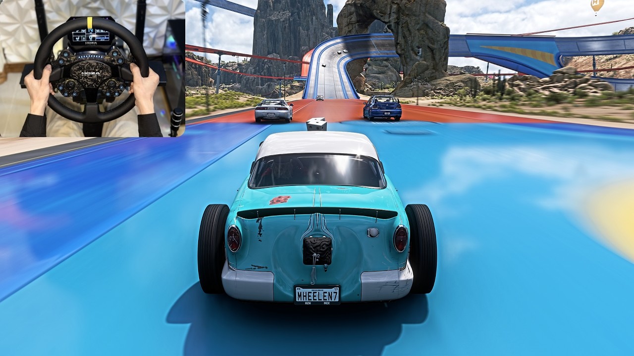 507HP Nash Metropolitan Custom Racing Hot Wheels Forza horizon 5  |Steering Wheel Gameplay