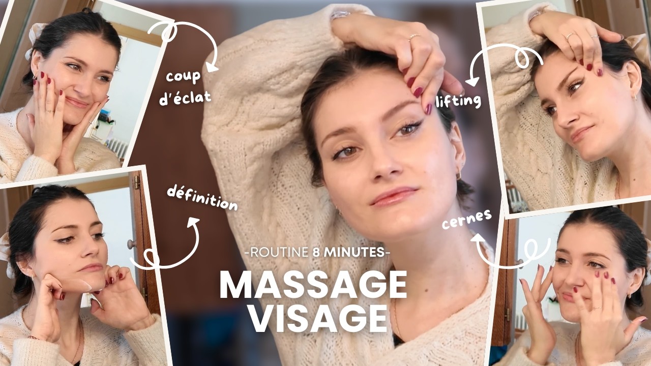 😌 Ma routine anti-âge simple & efficace : massage complet du visage