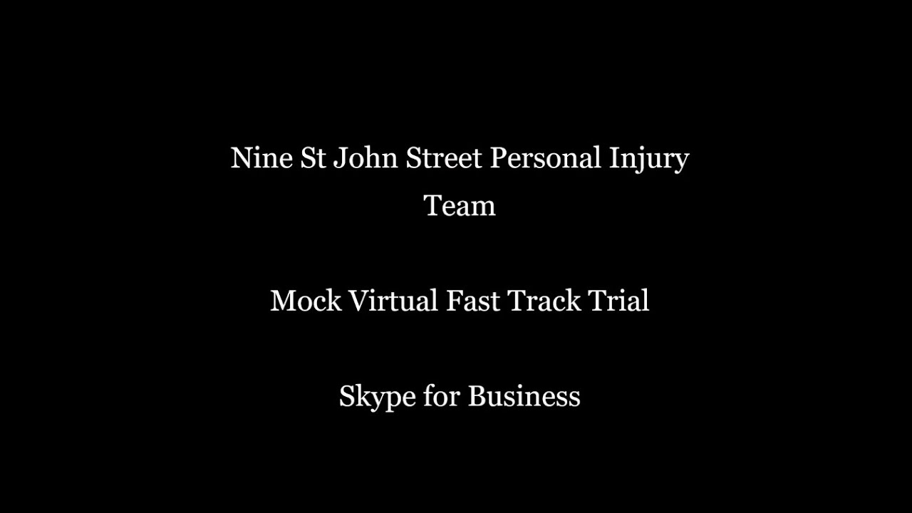 9SJS Mock Virtual Fast Track Trial &ndash; Skype for Business