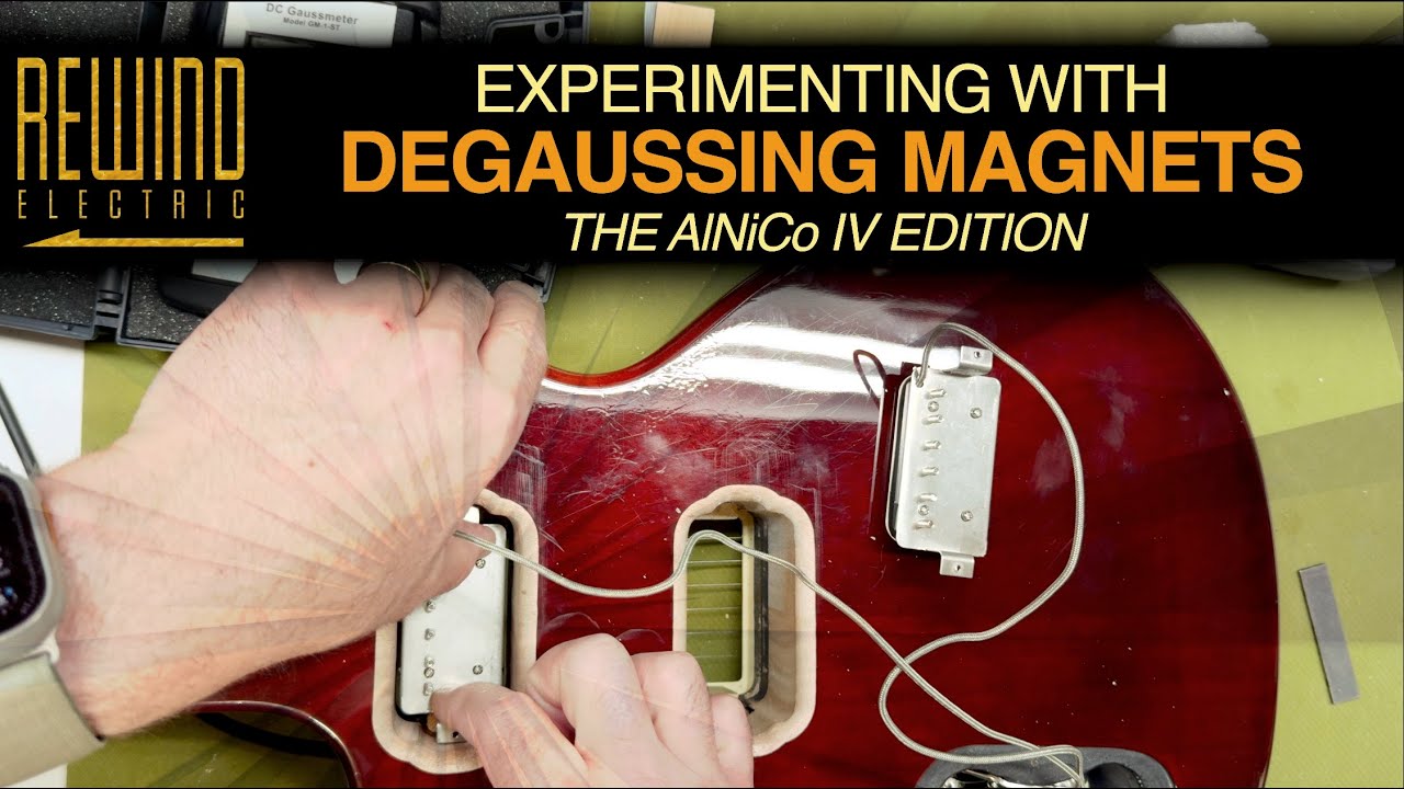 Degaussing AlNiCo IV Magnet PAFs