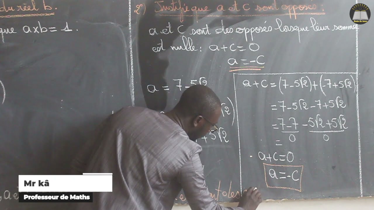 Correction BFEM 2017 / Mathématique  – Mr Kâ