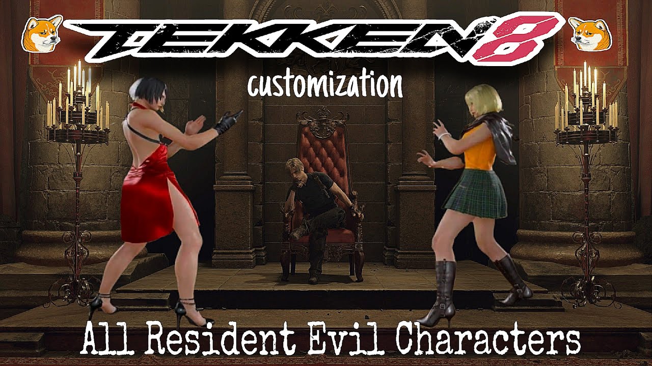 Tekken8 customization | All Resident Evil Characters From Re1 to Re8