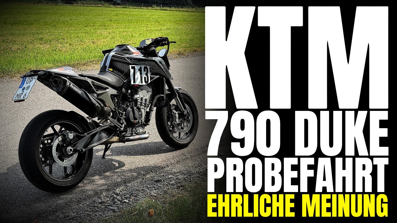 Probefahrt KTM 790 DUKE - Erwartungen ÜBERTROFFEN!