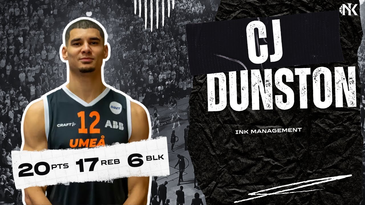 CJ Dunston #12 / Umeå vs. Högsbo