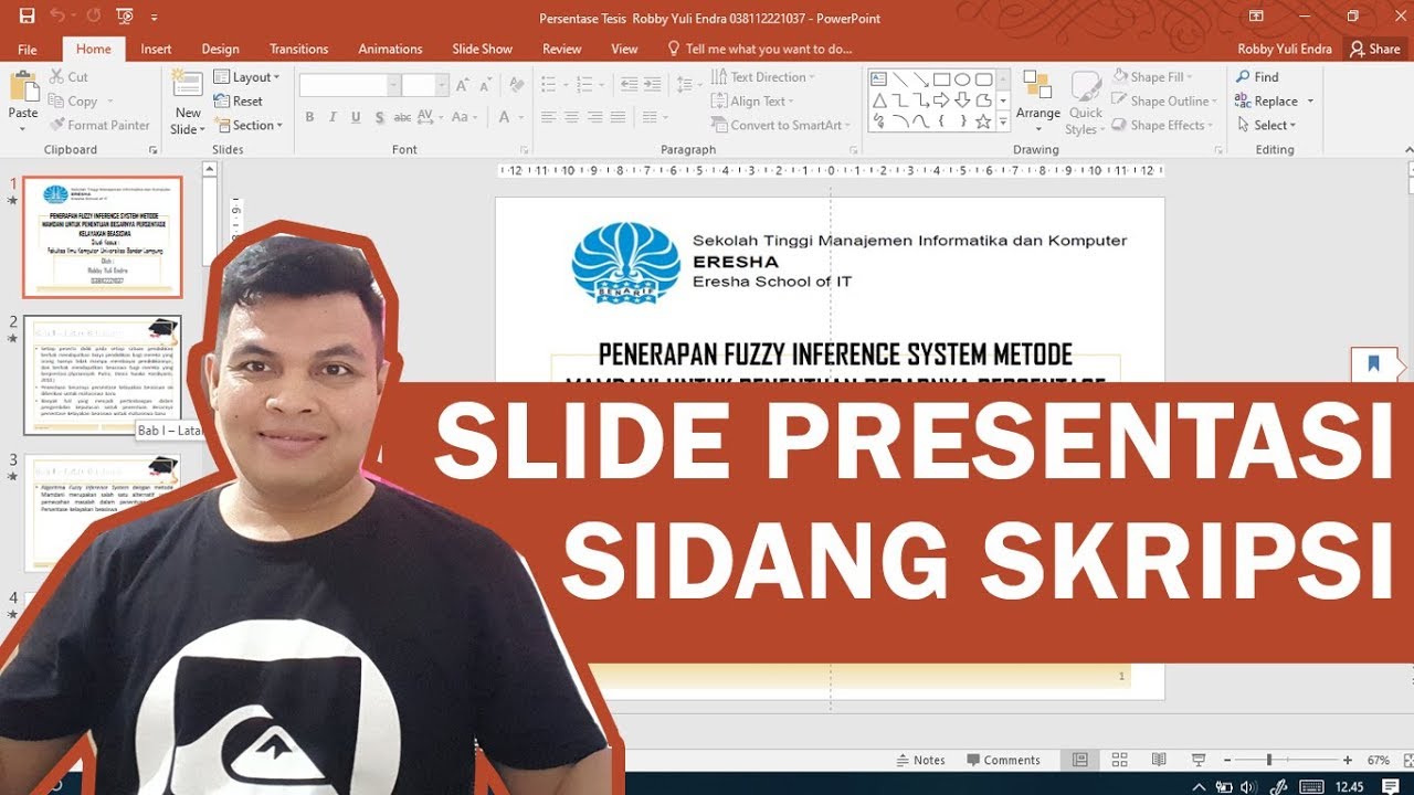 CARA MEMBUAT SLIDE PRESENTASI YANG BAIK SAAT SIDANG SKRIPSI