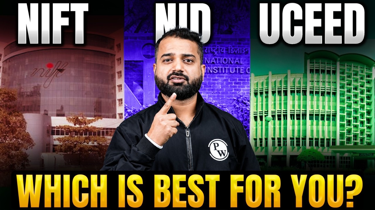 NIFT vs NID vs UCEED 2027 | Complete Difficulty Comparison, Syllabus & Seat Analysis