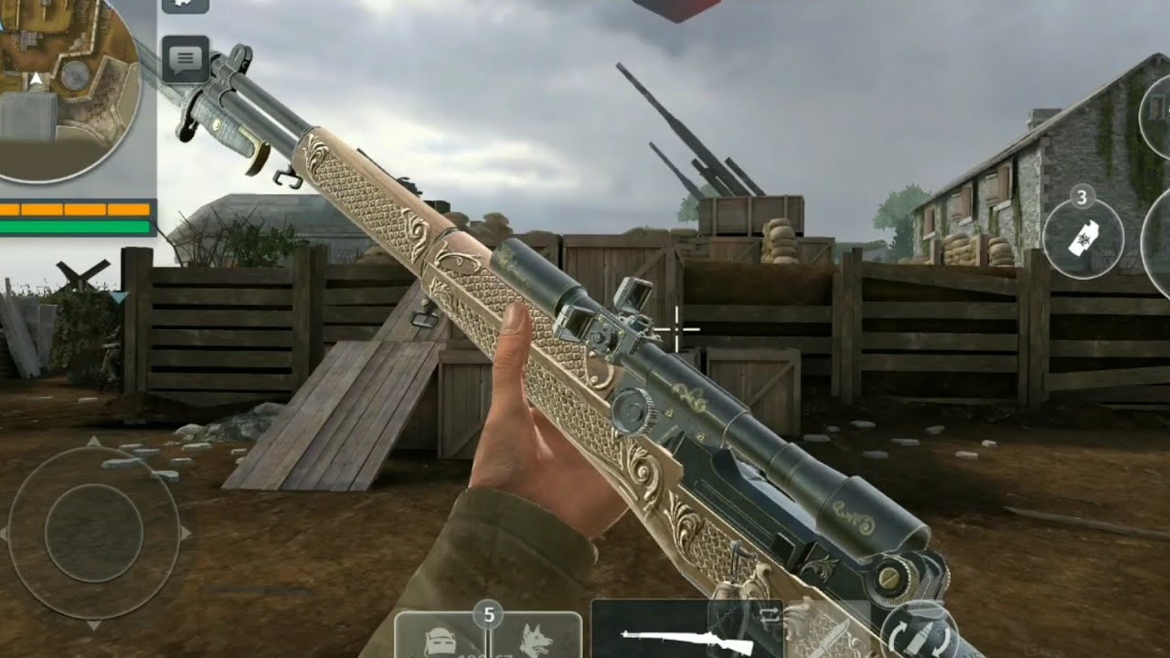 World War 2 Battle Combat Supreme Assault rifle M1 Garand Elite MAX damage + Full Gadget Gameplay
