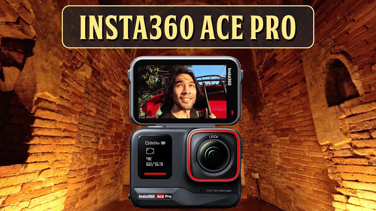 Insta360 Ace Pro: экшн-камера для съёмки при слабом освещении с поворотным экраном