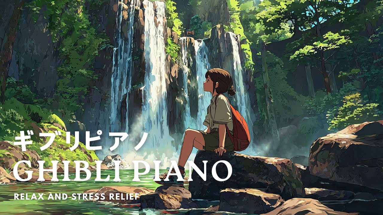 Ghibli Piano In Still Moments Background Music for Focus, Relaxation and Sleep