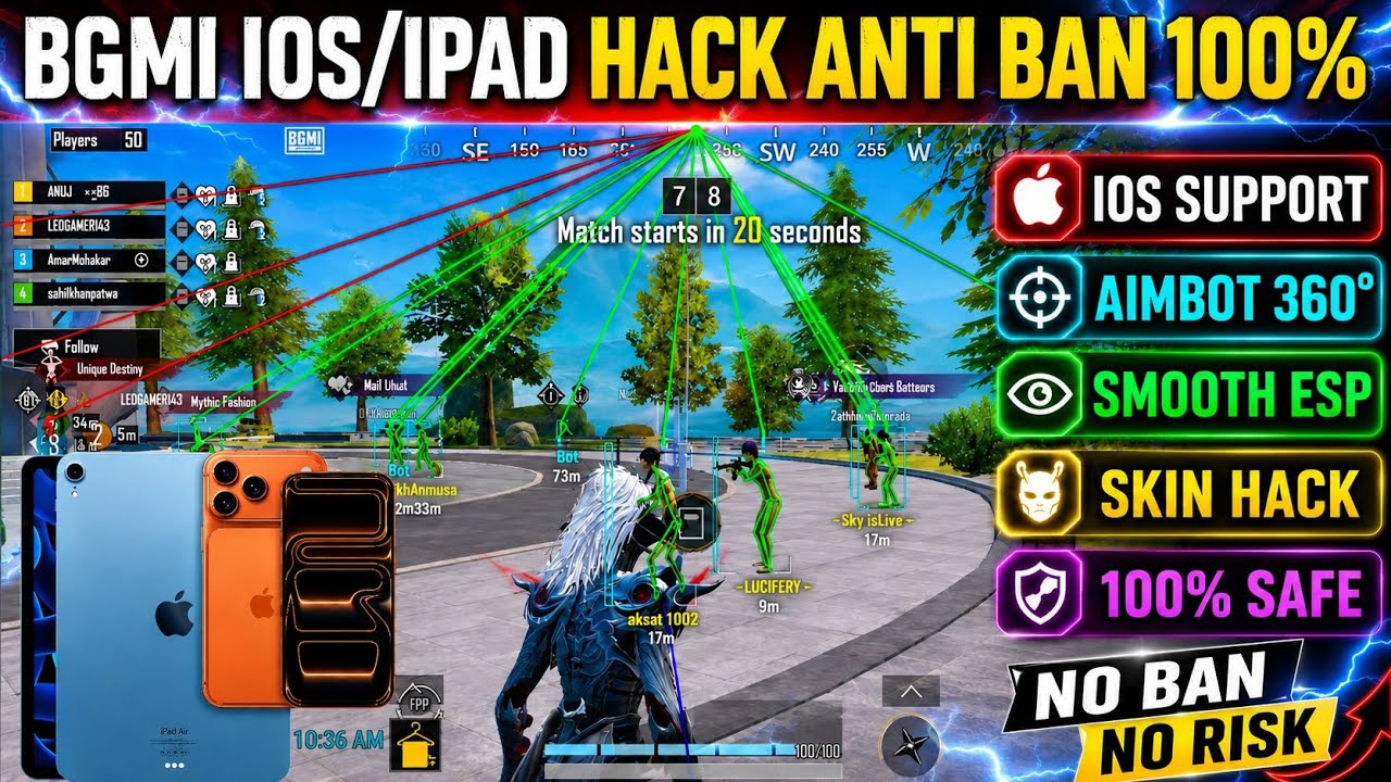 bgmi ios hack 4.5 free | how to hack bgmi ios 4.5 |skin hack bgmi ios |iPad And IPhone ios hack free