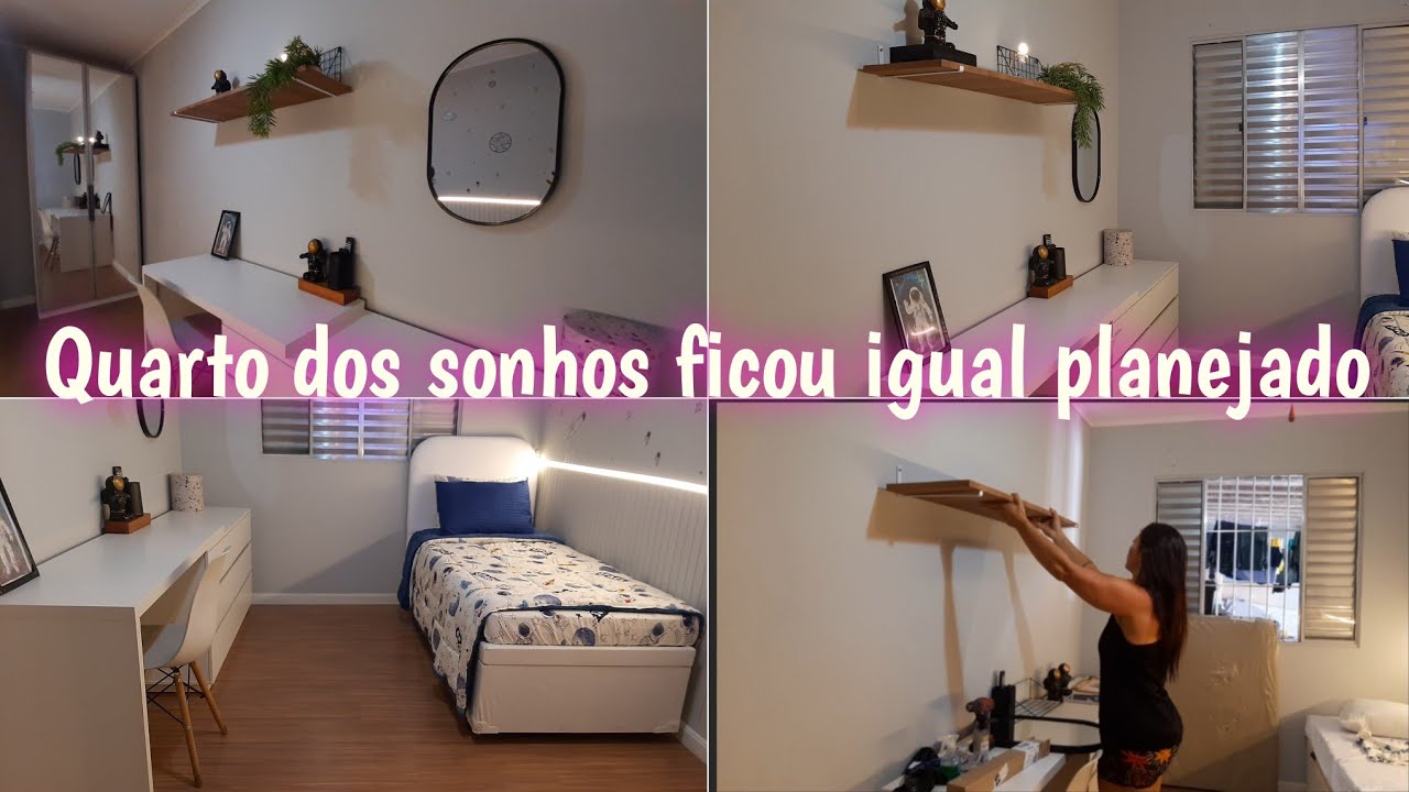 QUARTO DOS SONHOS| FICOU UM LUXO MODERNO E SOFISTICADO| FICOU IGUAL PLANEJADO🥰| Frescurinhas da Bia